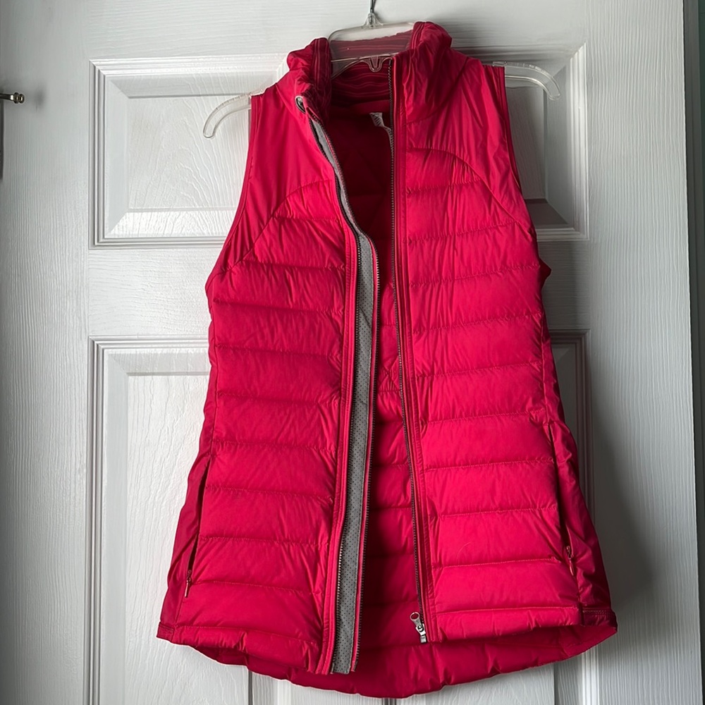 Lululemon fluffed up Down Puffer Reflective Vest